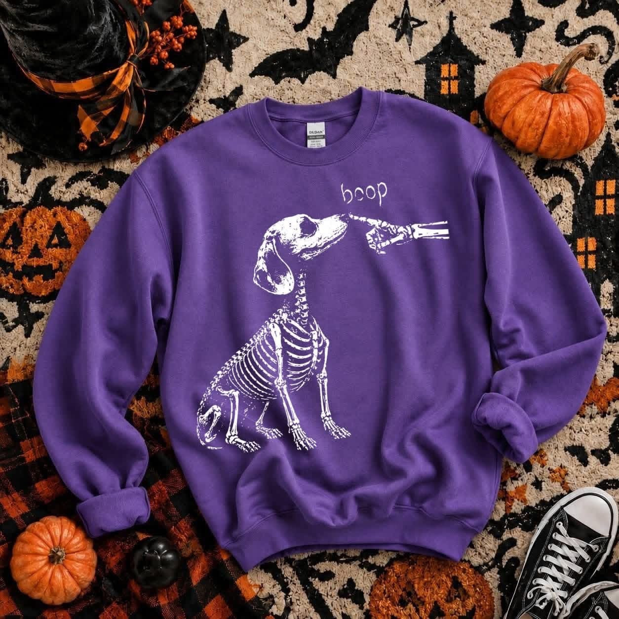 BOOP! Skellie Dog with Long Ears tee