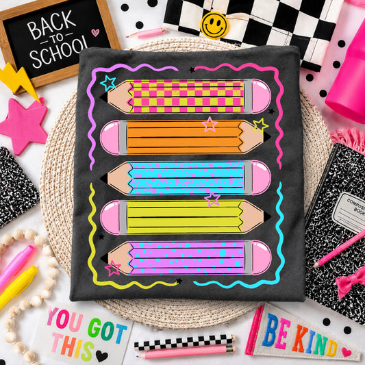 Stacked Pencils tee