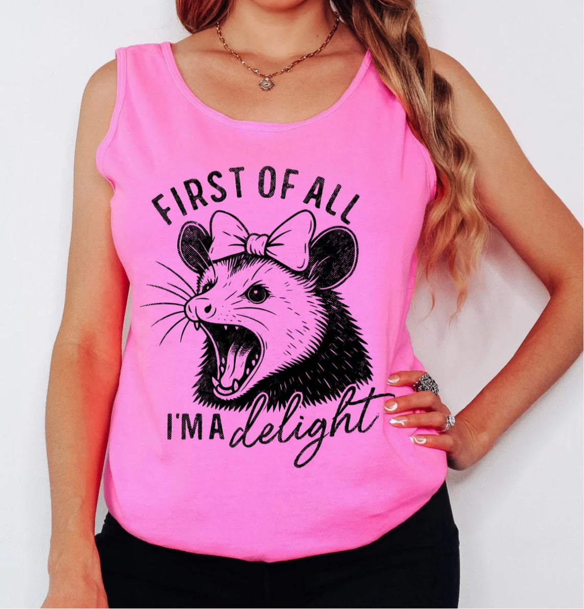 First of all I'm a DELIGHT tee