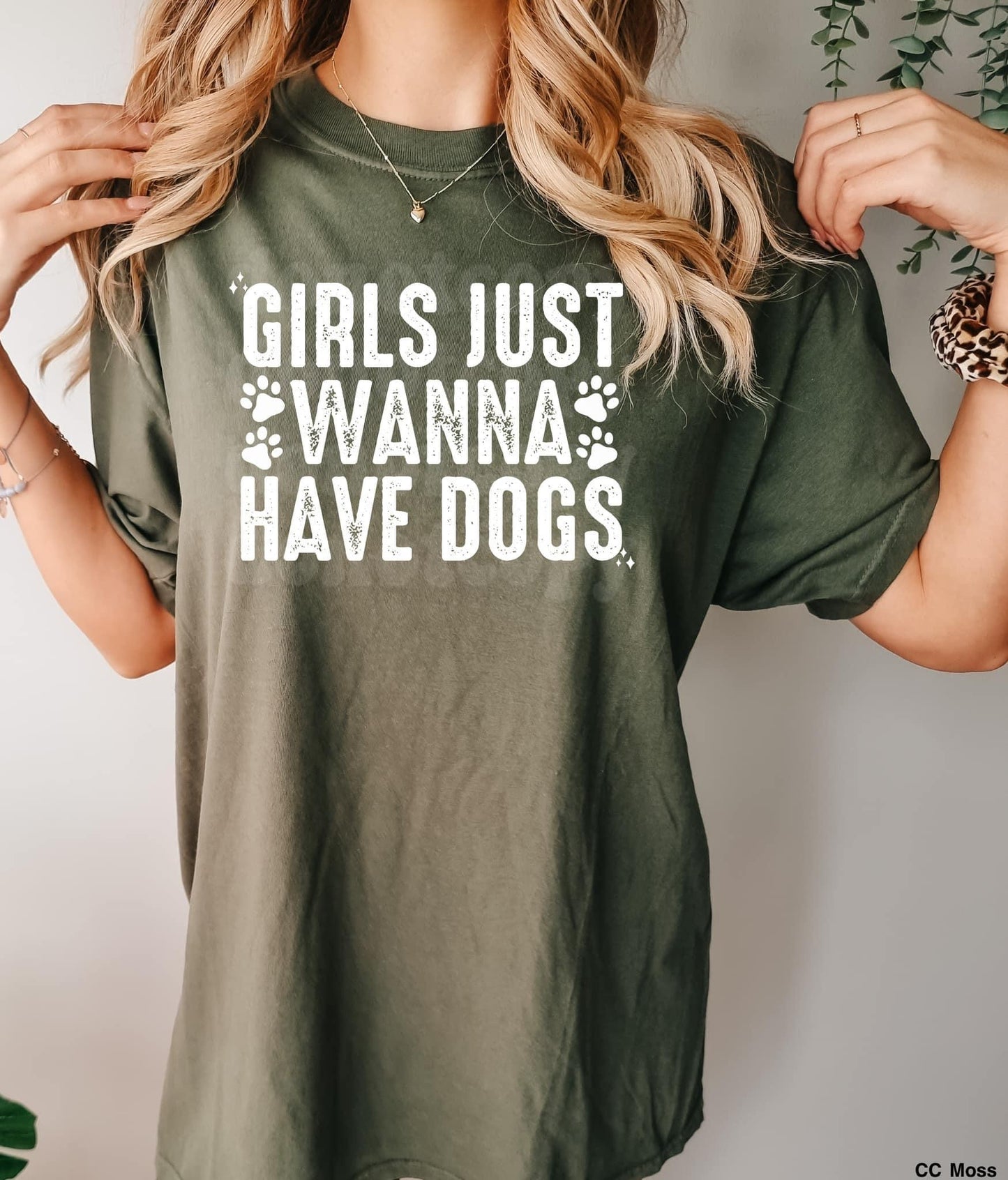 Girls Just Wanna Have Dogs tee