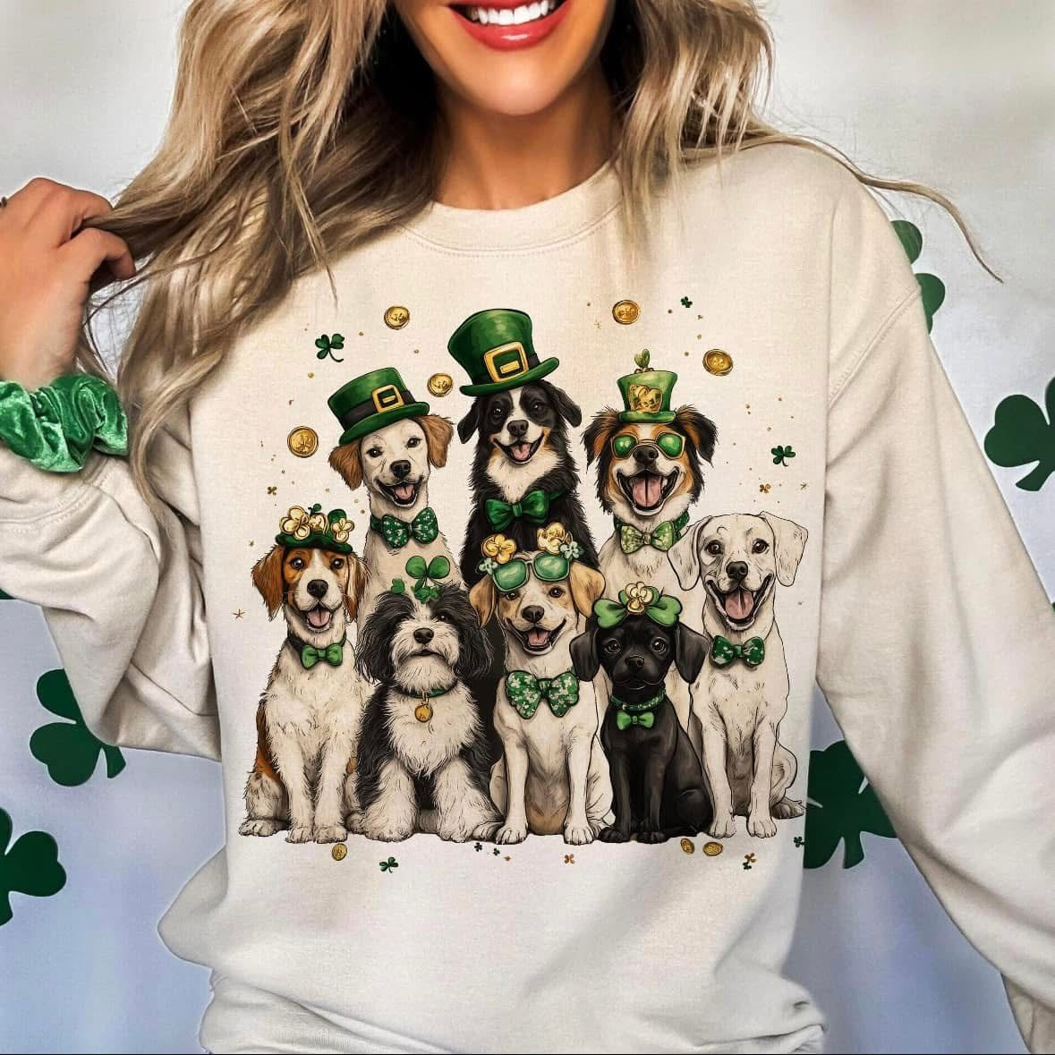 Shamrock Dogs tee