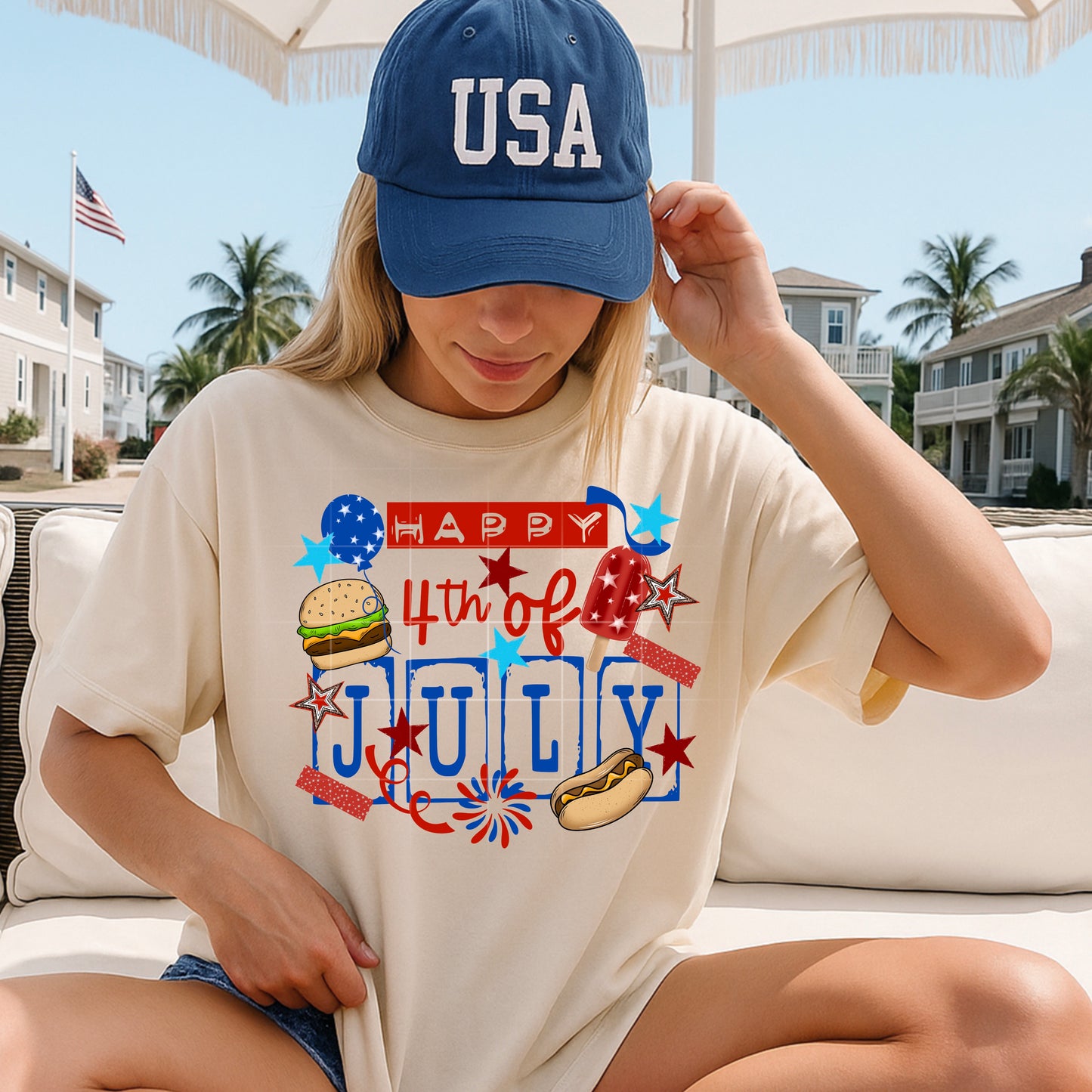 Happy 4th of July tee