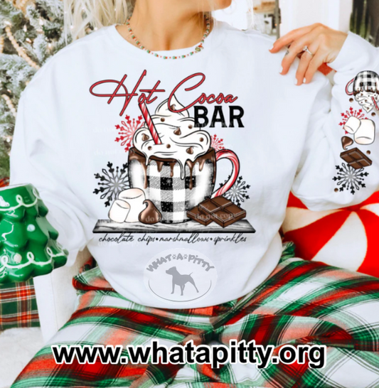 Hot Coca Bar sleeve design sweatshirt