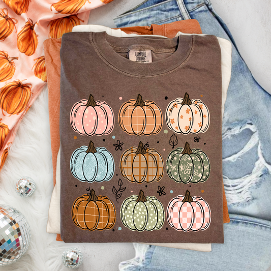 Pumpkin Collage tee
