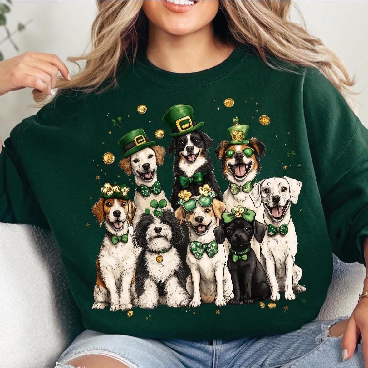 Shamrock Dogs tee