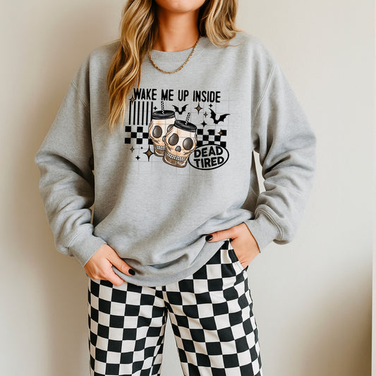 Wake me up Inside tee (Black Ink)