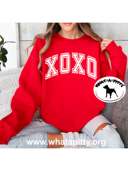 XOXO varsity print tee