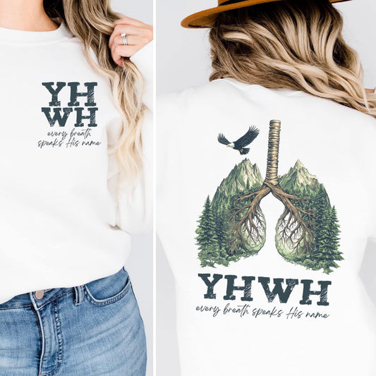 Every breath speaks his name tee