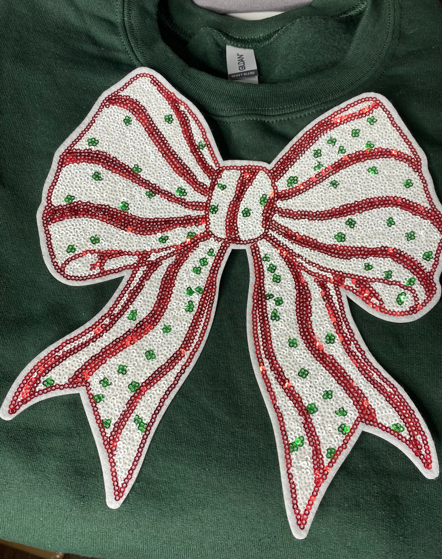 Christmas Cake Bow sweatshirt