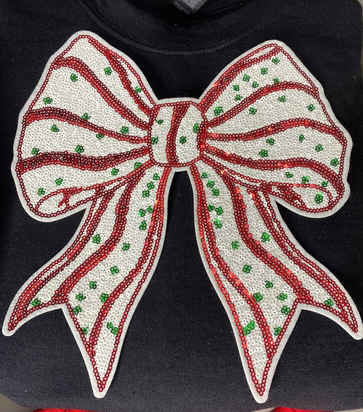 Christmas Cake Bow sweatshirt