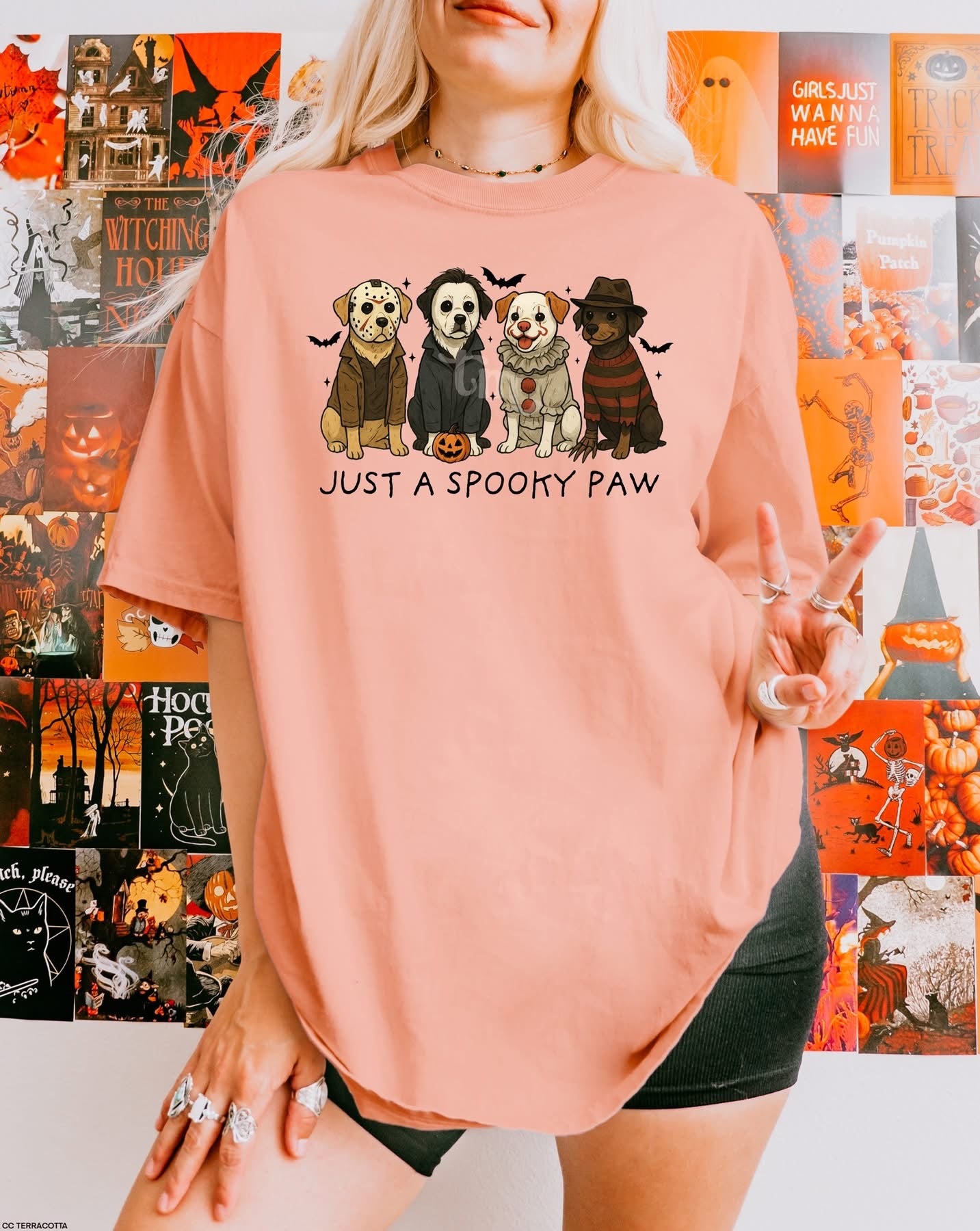 Spooky Paws tee