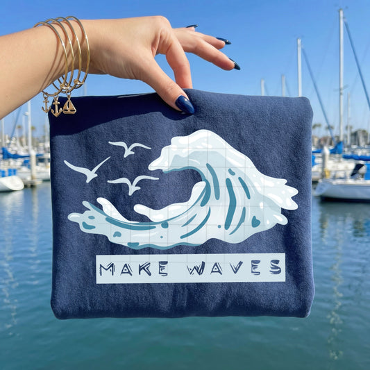 Make Waves tee