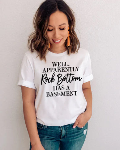 Rock bottom tee