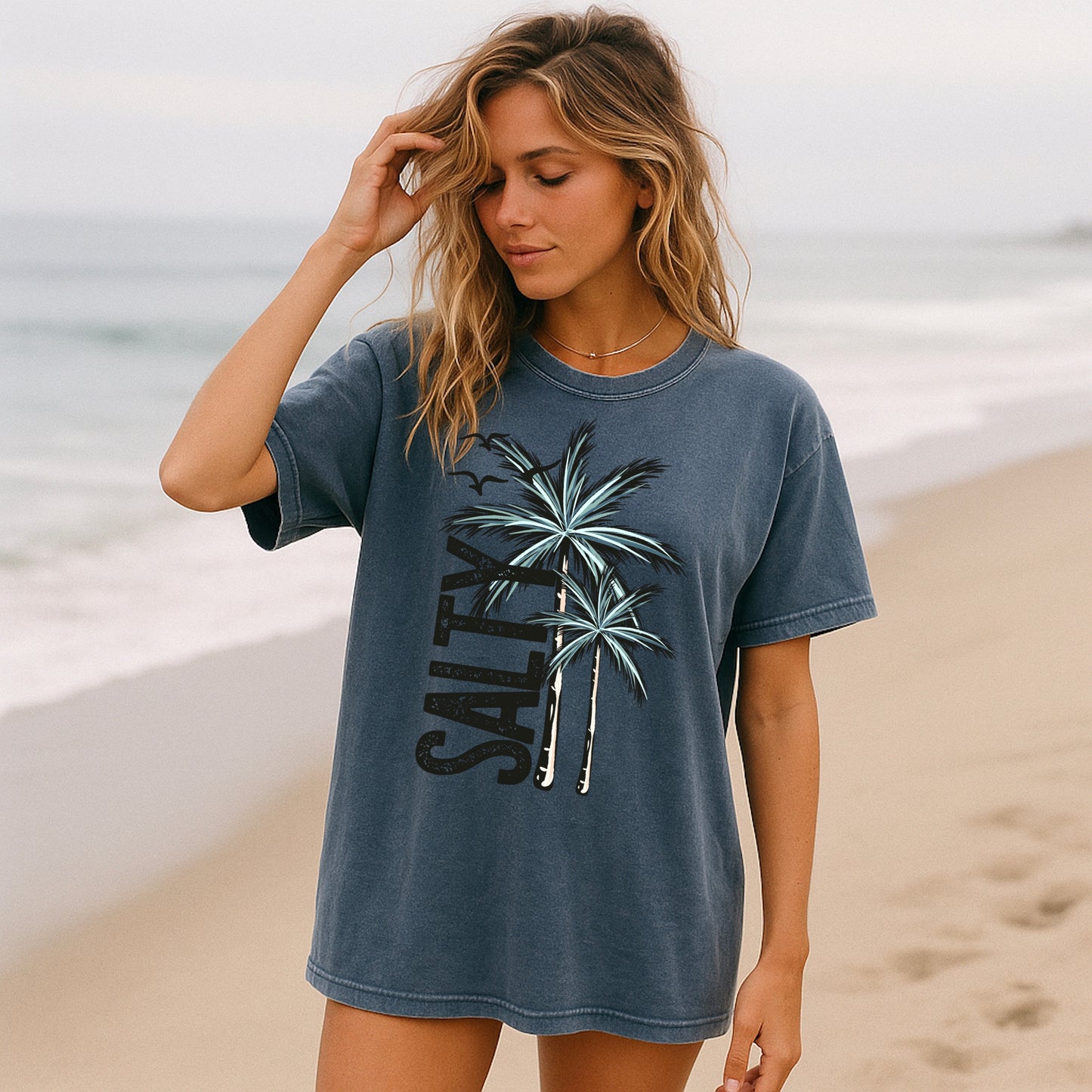 Salty Palm Trees tee