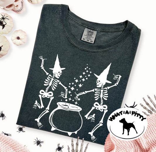 Dancing Skellie Witches tee
