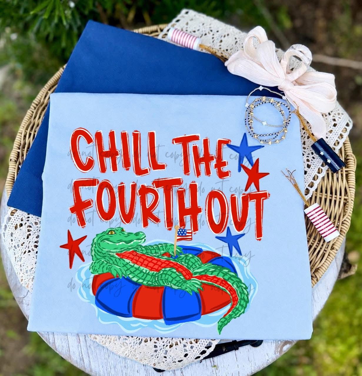 Chill the Fourth Out Gator tee