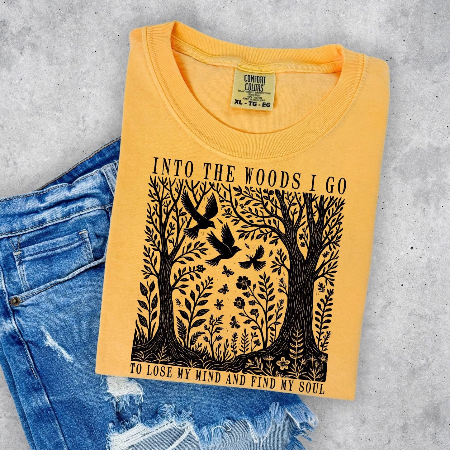 Into the Woods I go tee