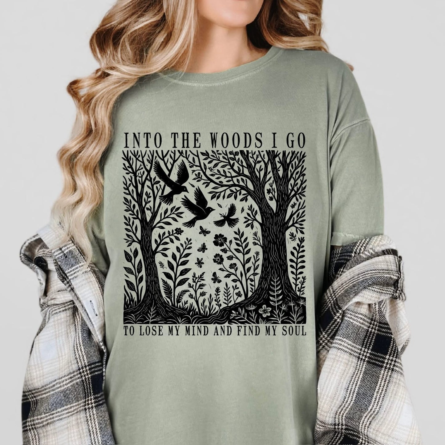 Into the Woods I go tee