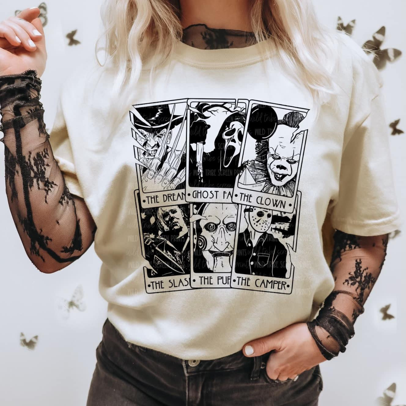 Horror Tarot Cards t-shirt