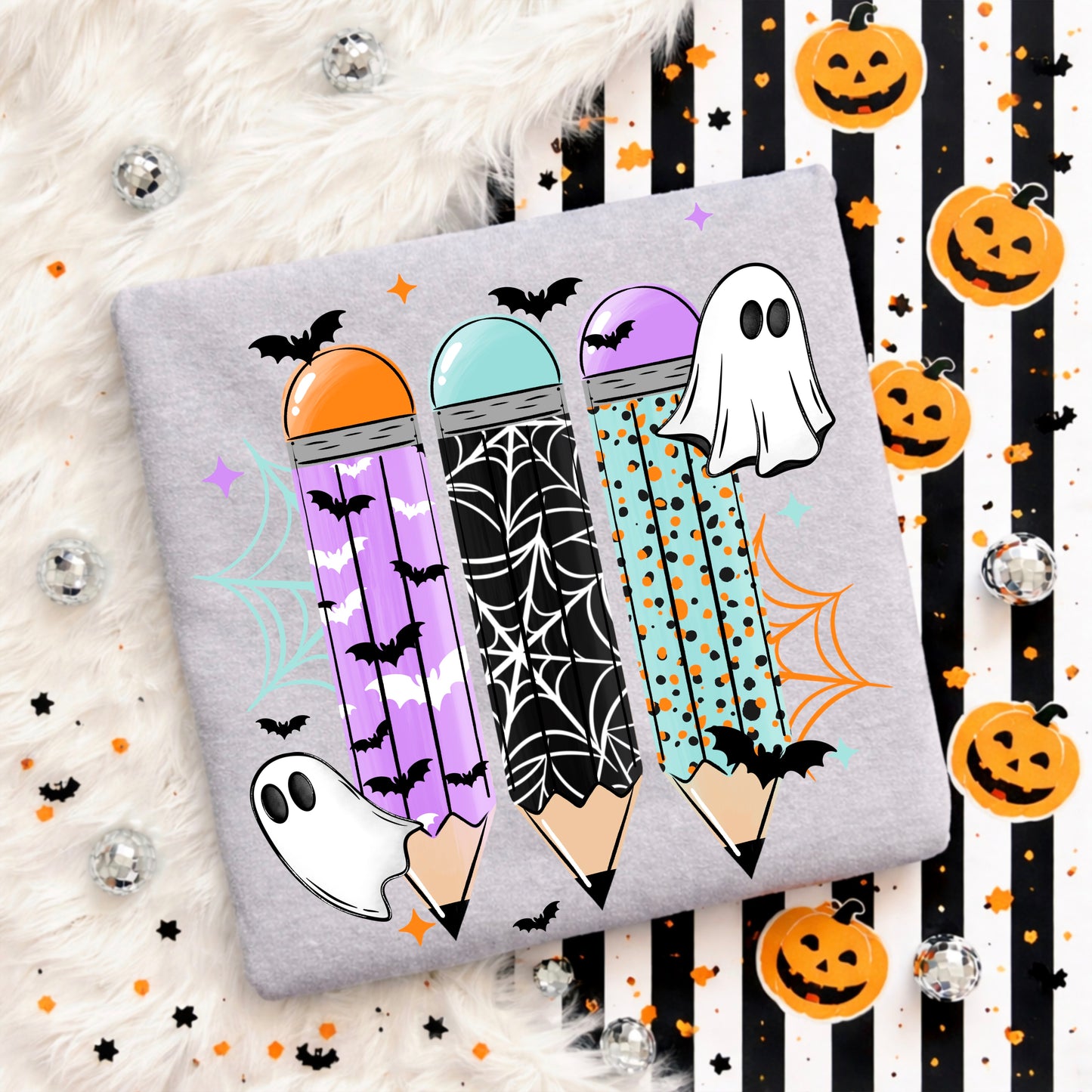 Halloween Pencils tee