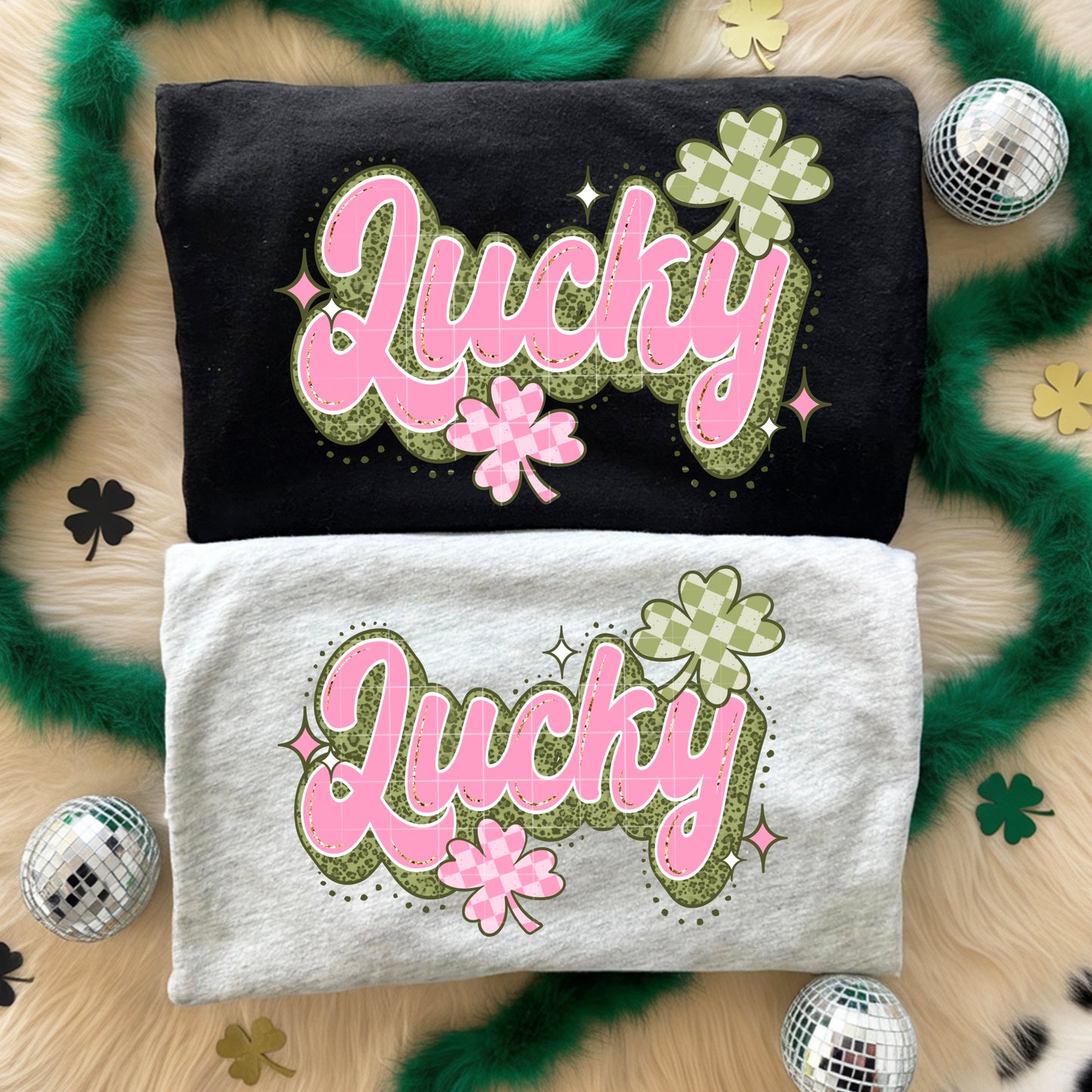 Lucky tee (Pink)