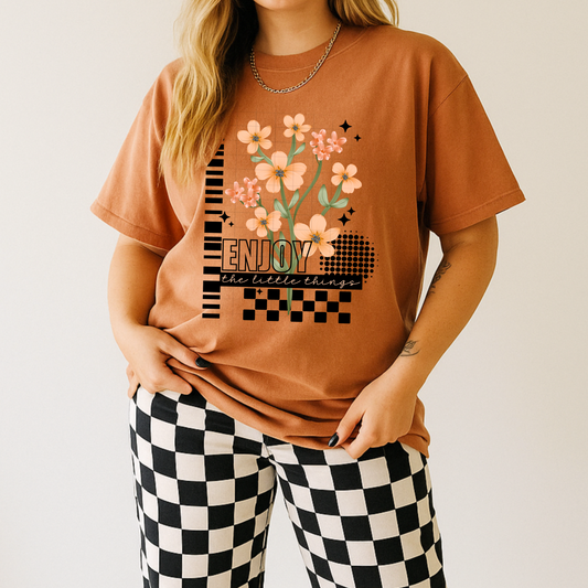 Enjoy the Little Things tee (Black Ink)