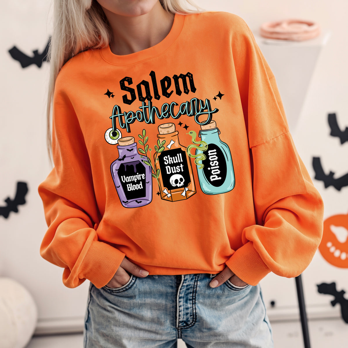 Salem Apothecary tee (Black Ink)