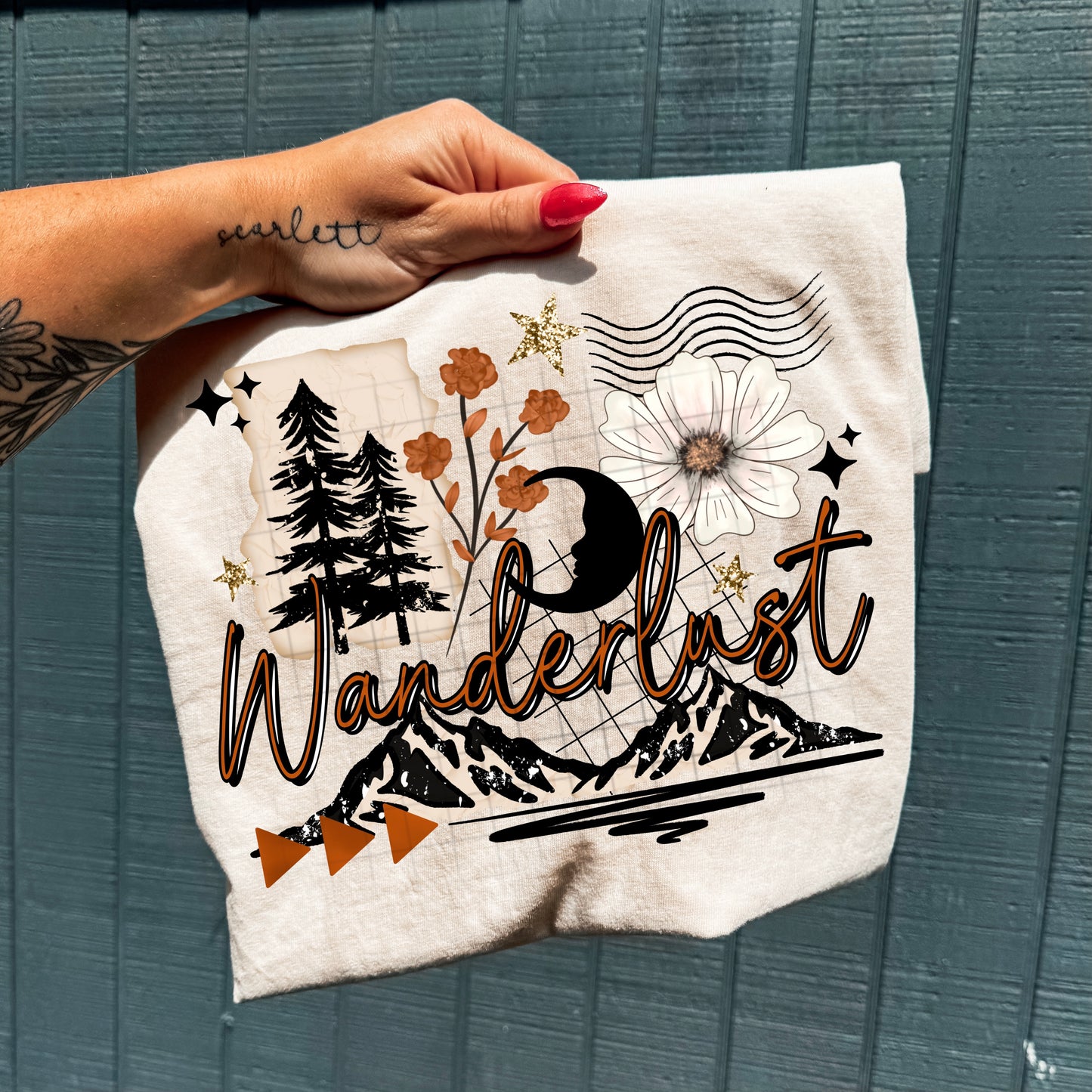 Wanderlust Boho tee