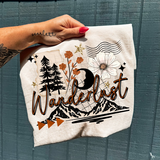 Wanderlust Boho tee