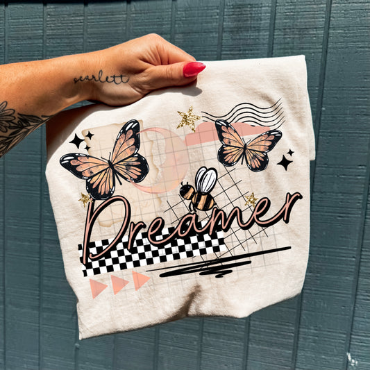 Dreamer Boho Bee tee
