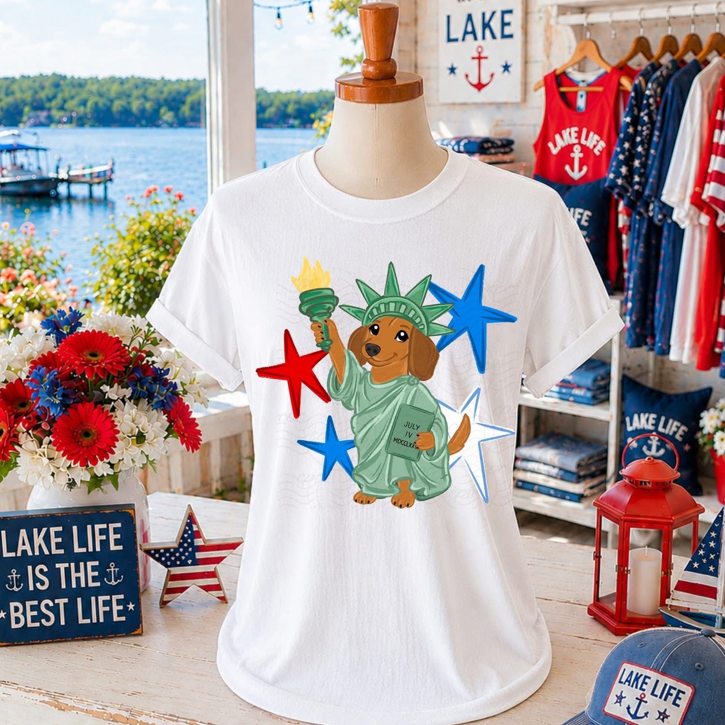 Statue of Weenie tee
