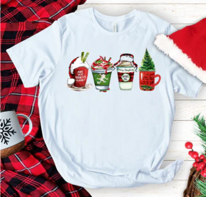 Christmas Cups tee