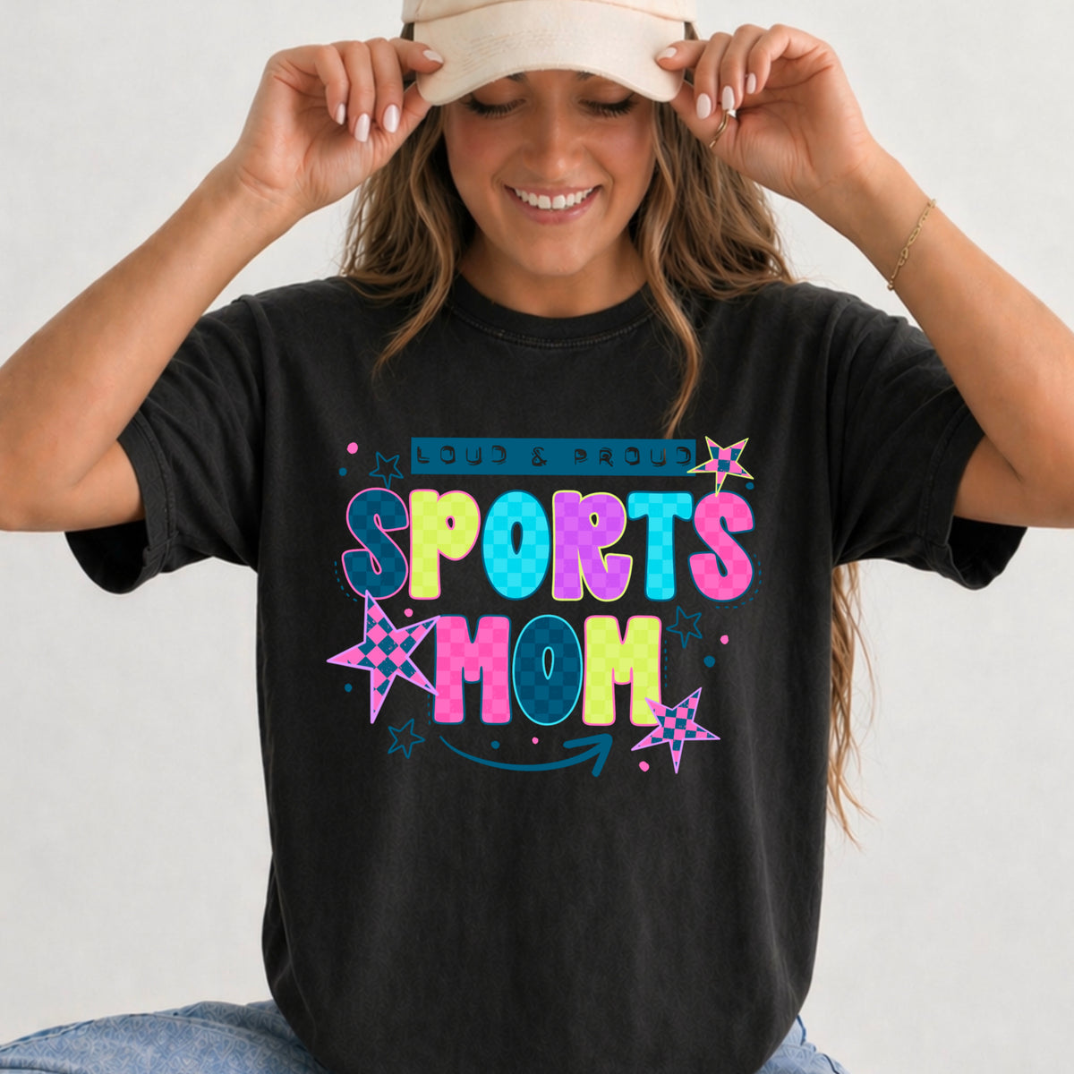 Loud & Proud Sports Mom tee
