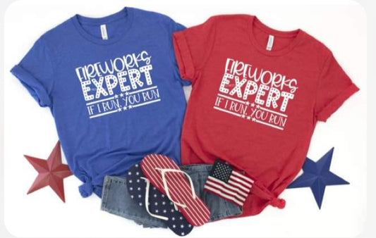 Fireworks Expert tee