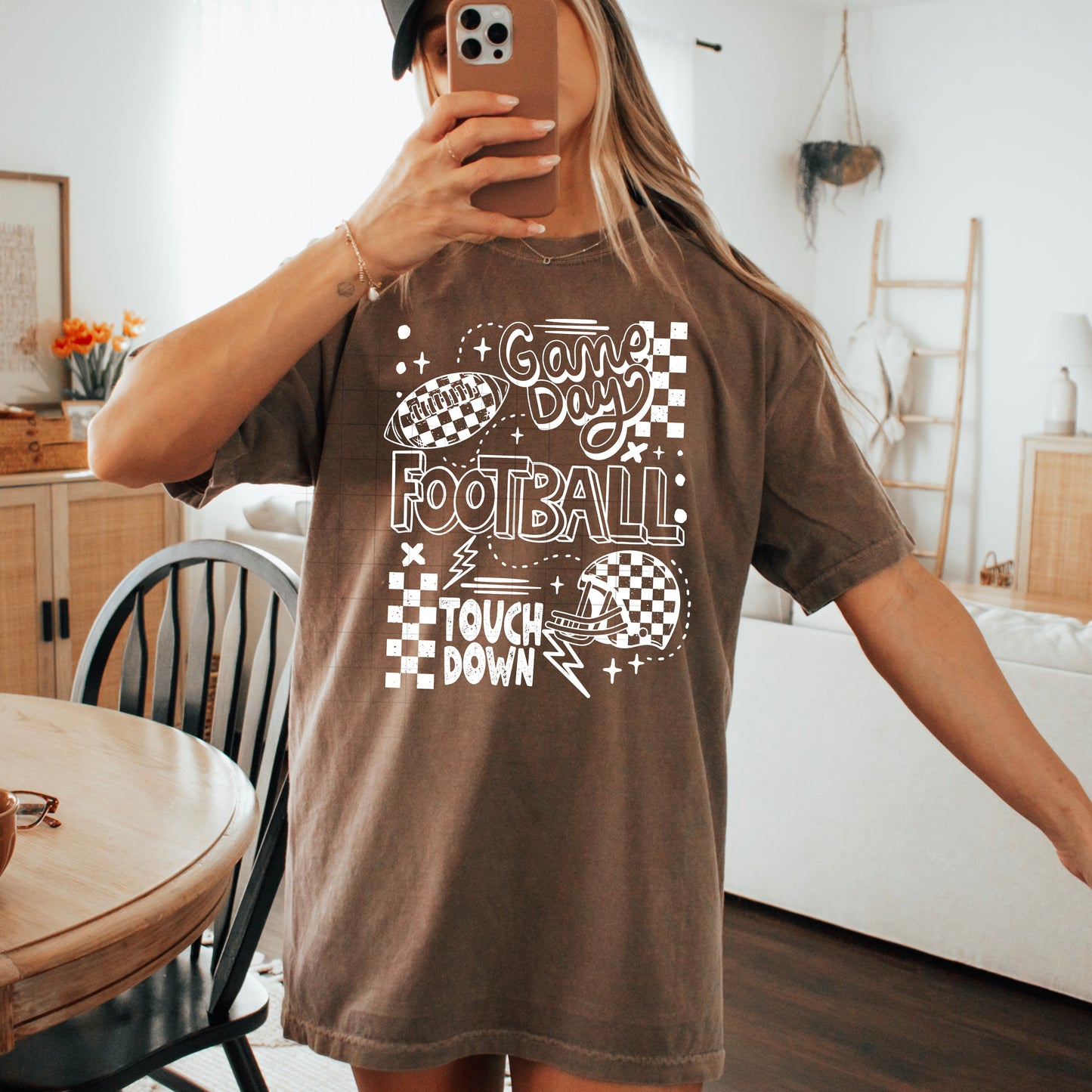 Gameday Football tee (White Ink)