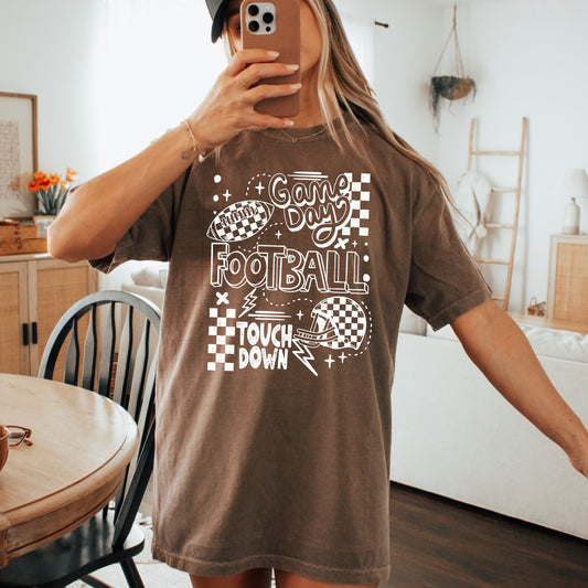Gameday Football tee (White Ink)