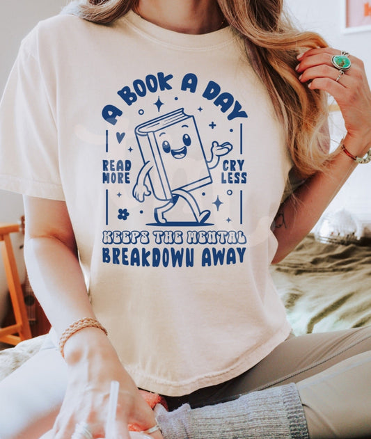 A Book a day tee