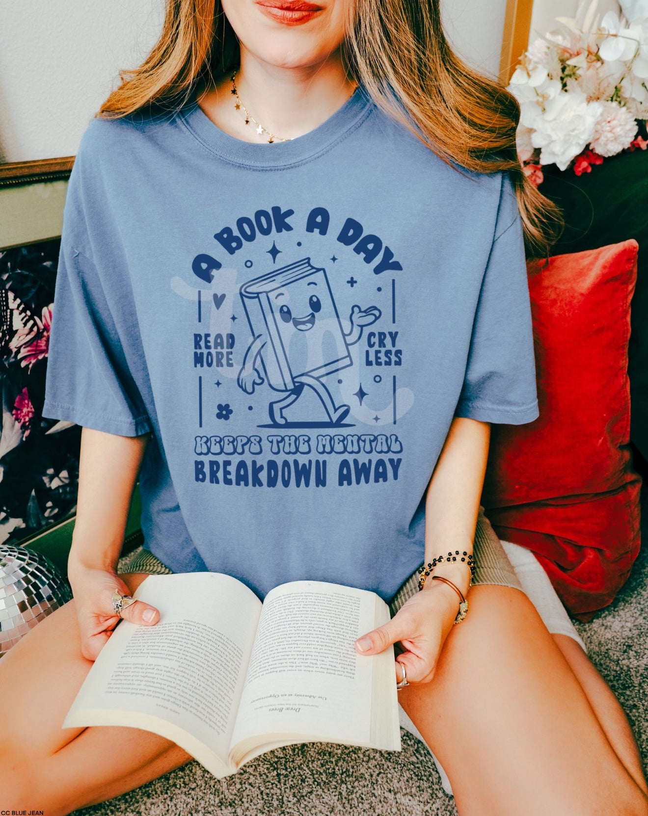 A Book a day tee