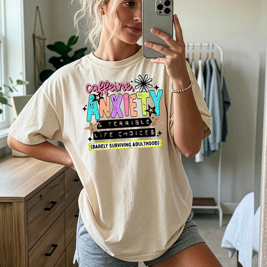 Terrible Life Choices tee (Black Ink)