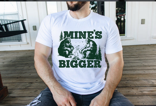Mine's Bigger tee