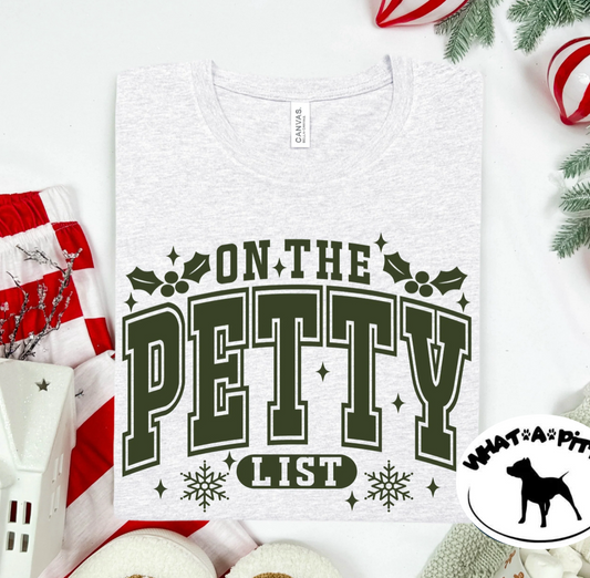 On the Petty List tee