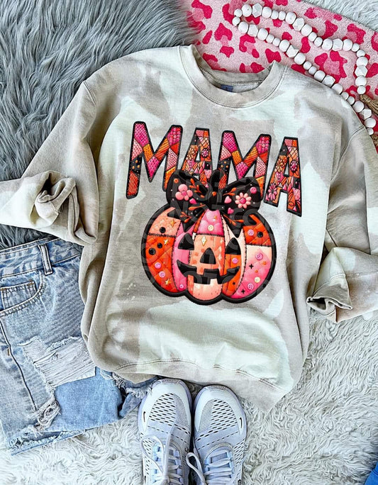 MAMA Patchwork Pumpkin tee