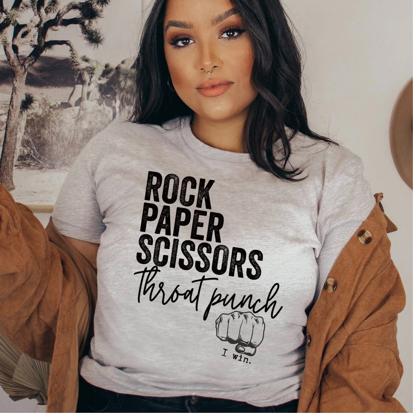 Rock Paper Sissors tee