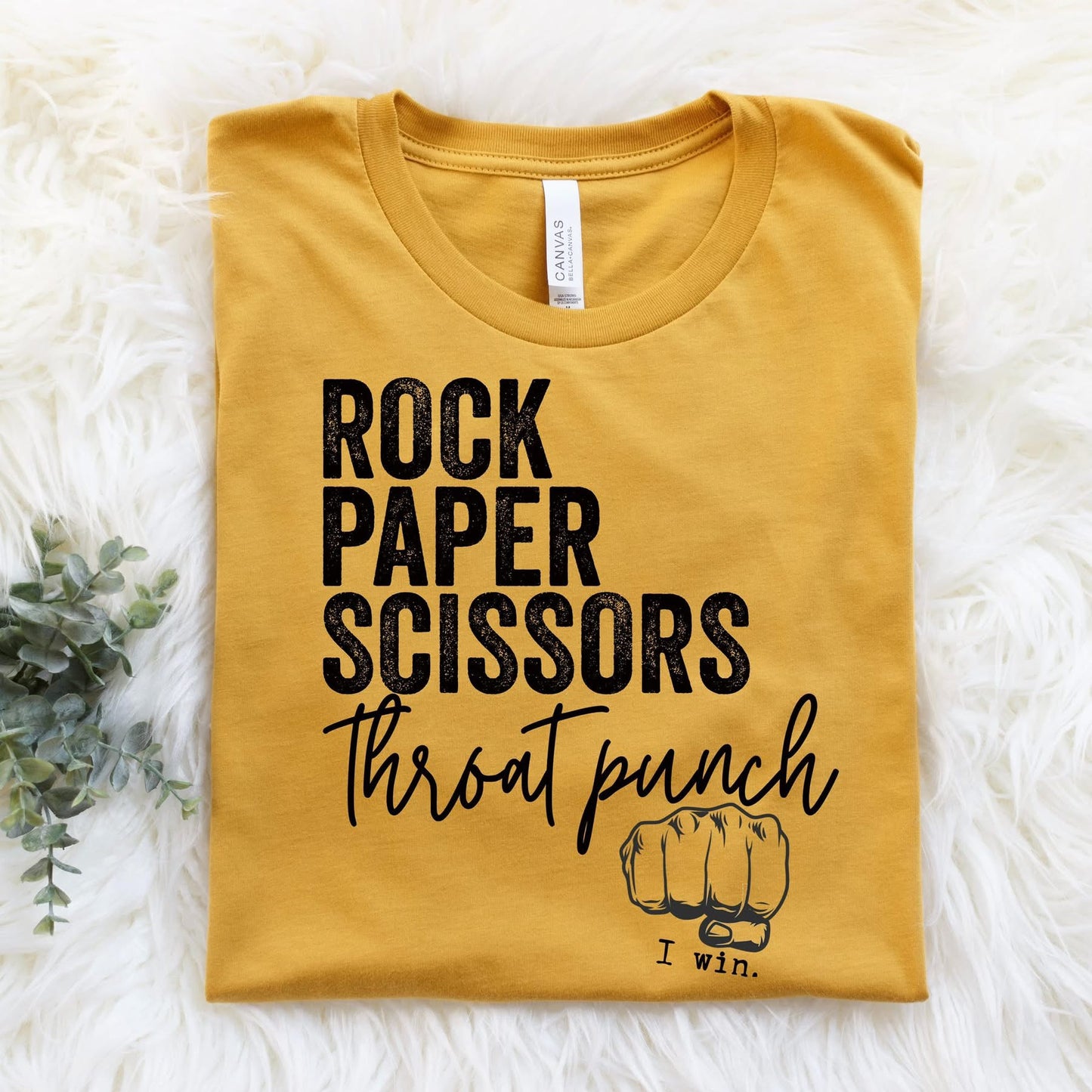 Rock Paper Sissors tee