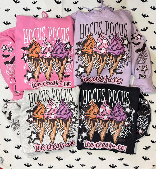 Hocus Pocus Ice Cream Co tee (Black Ink)