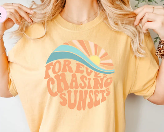 Forever Chasing Sunsets t-shirt