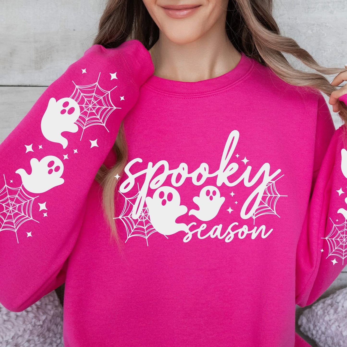 SPOOKY Season sleeve design sweatshirt