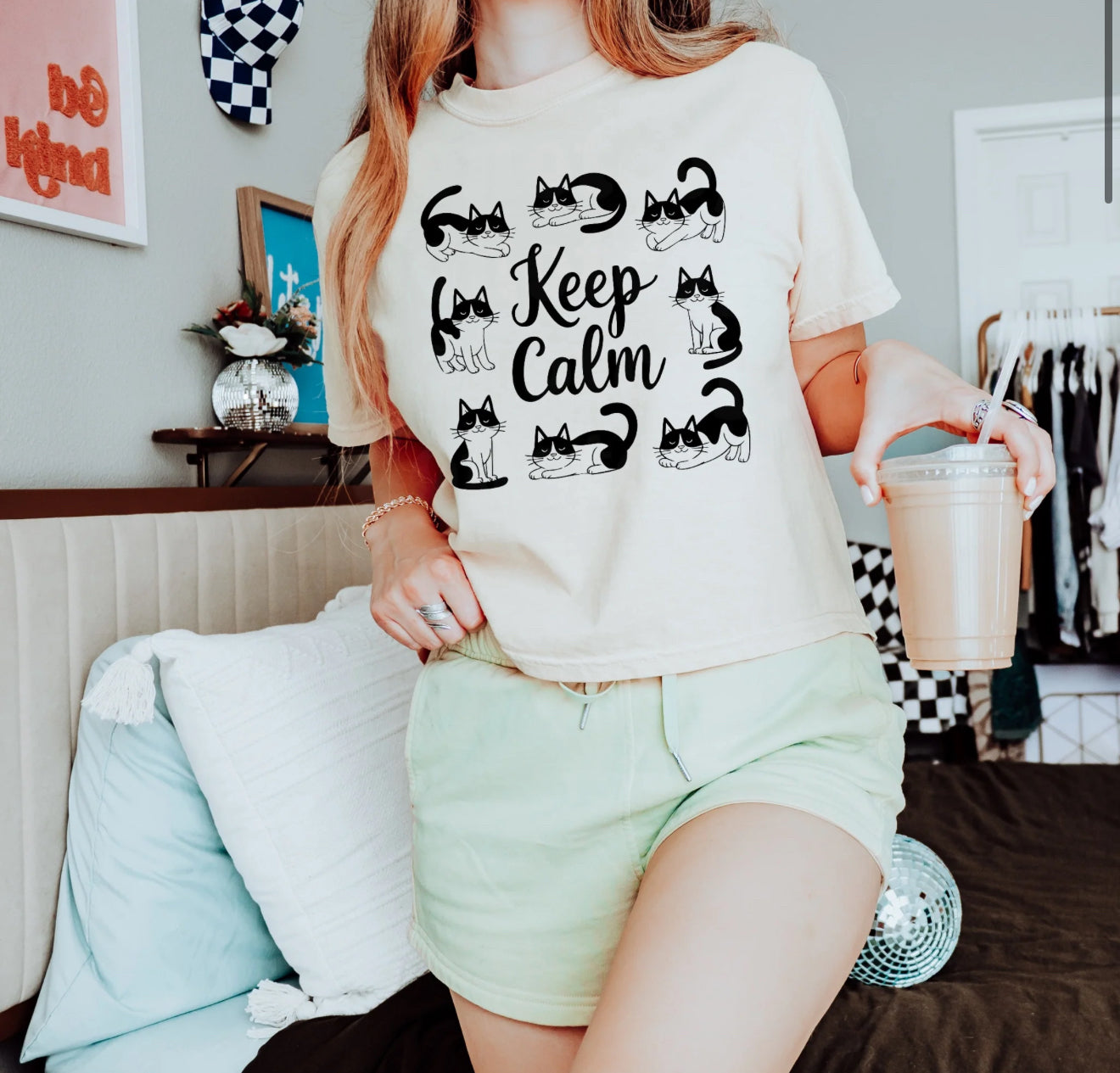 Keep Calm Cats tee