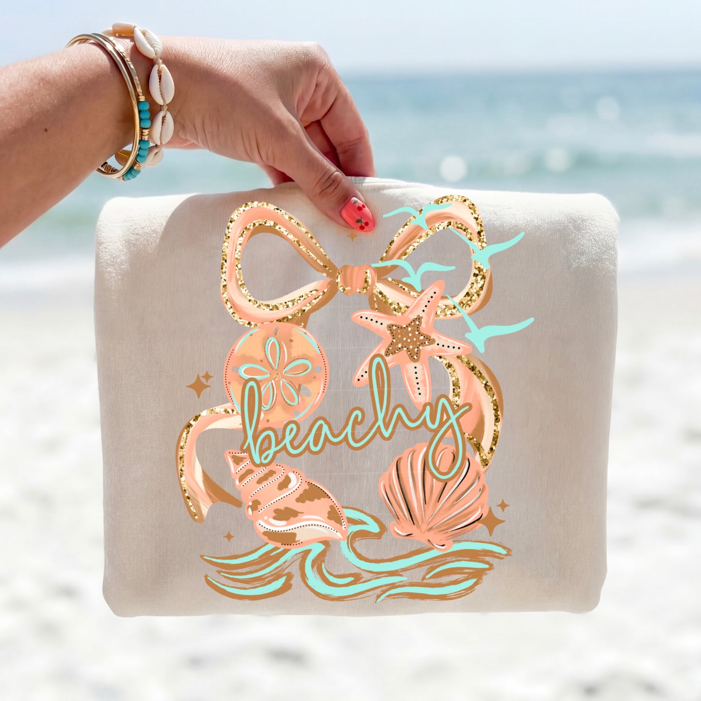 Beachy Bow tee
