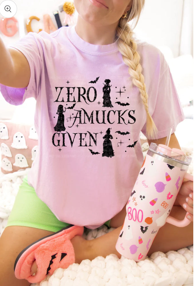 Zero Amucks Given t-shirt